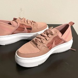 NIKE COURT VISION ALTA SNEAKER in ROSE -  SIZE 8.5